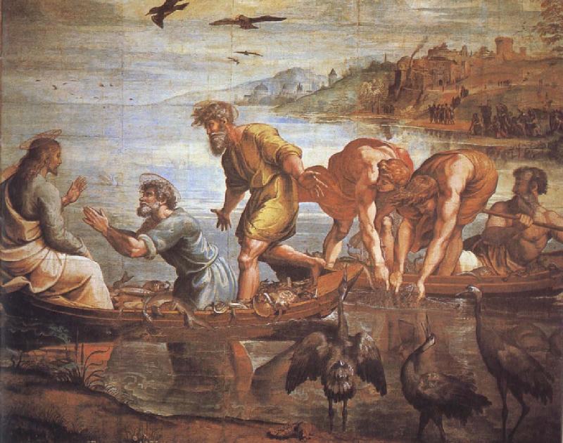 RAFFAELLO Sanzio Miraculous Fisherman France oil painting art